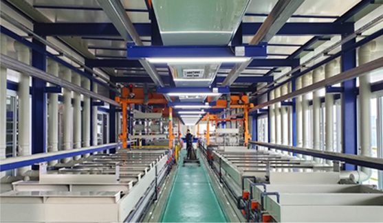 鎂合金電鍍智能化表面處理化生產線